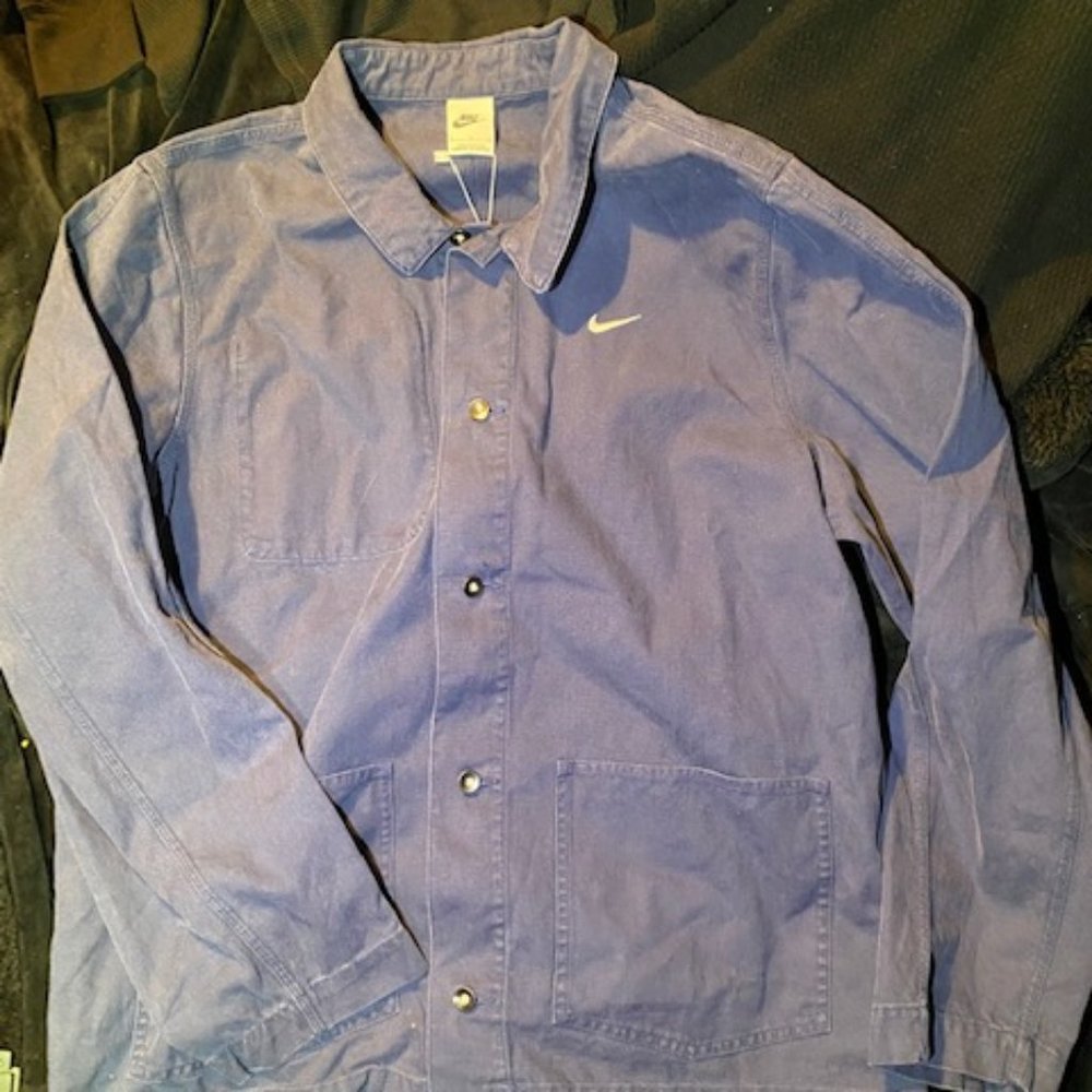 Nike Loose Fit Navy Blue Coupe Jacket